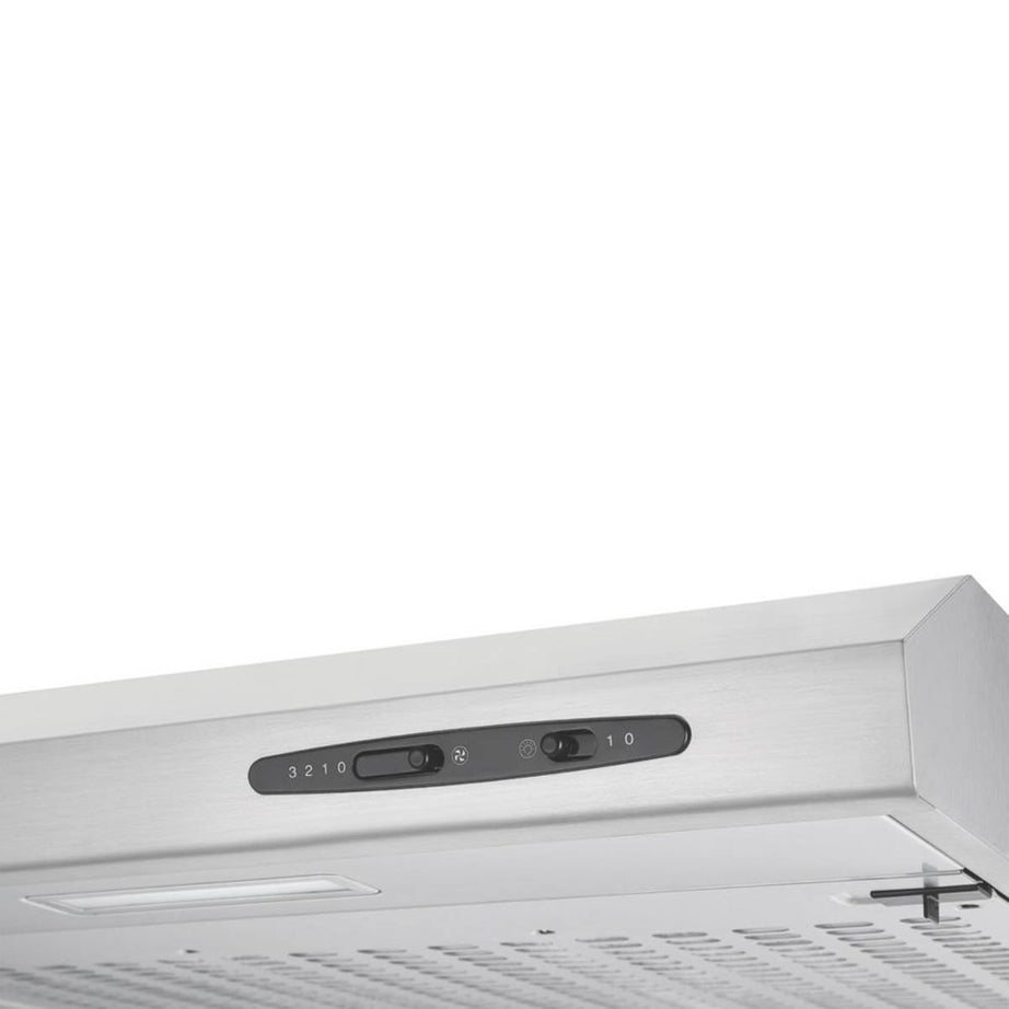 Cooker Hood Kitchen Extractor Stainless Steel 3 Speed Slider Control 600mm - Image 4