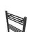 Towel Rail Radiator Black Matt Steel Bathroom Warmer Flat (H)1200(W)500 mm - Image 2