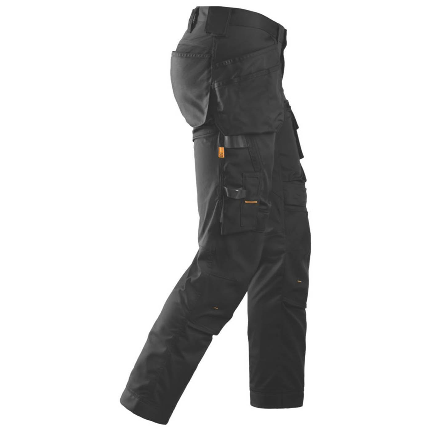 Snickers Work Trousers Mens Slim Fit Black Stretch Multi Pockets Cargo 39W 35L - Image 4