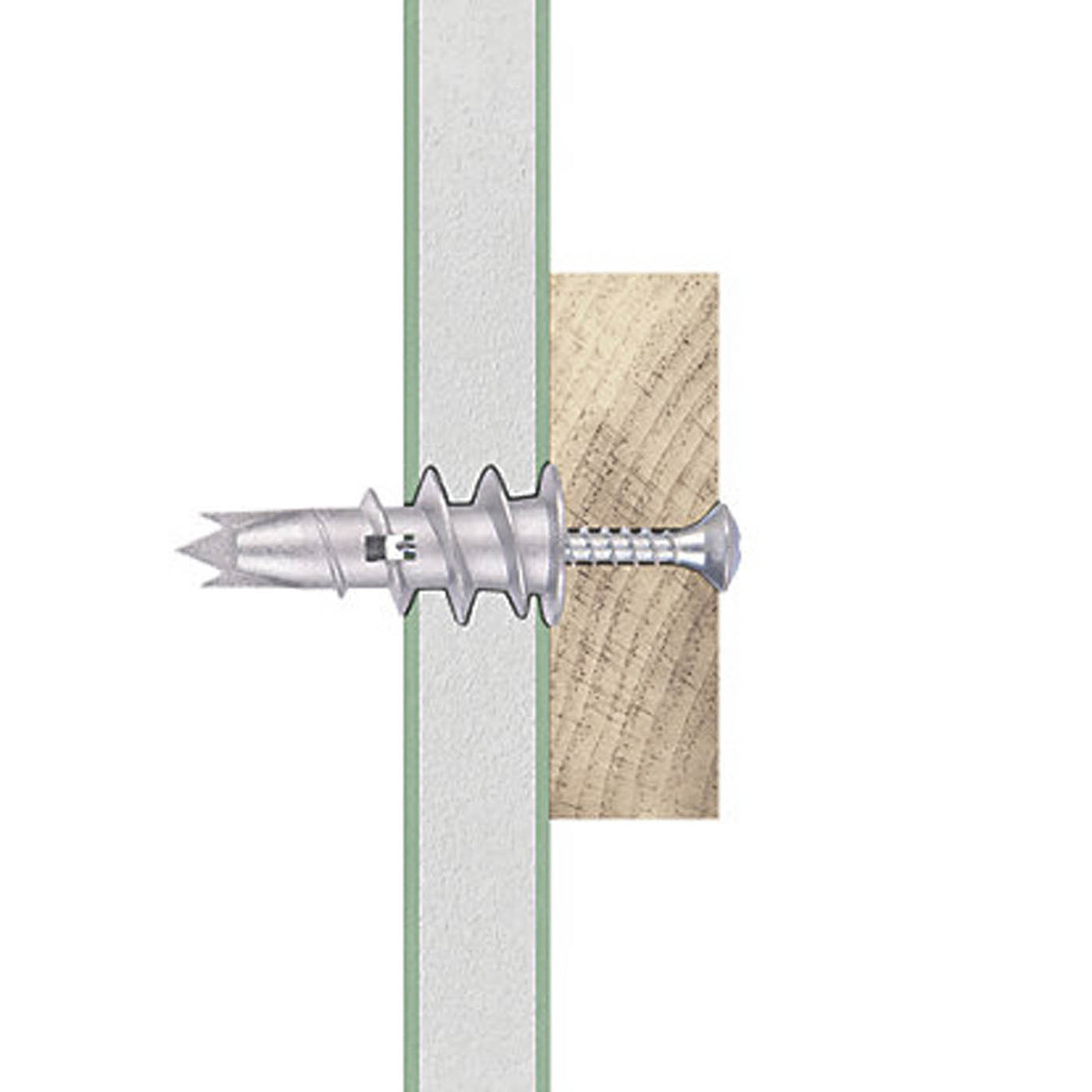 Easyfix  Self-Drill Plasterboard Fixings Metal 32mm 500 Pack - Image 3