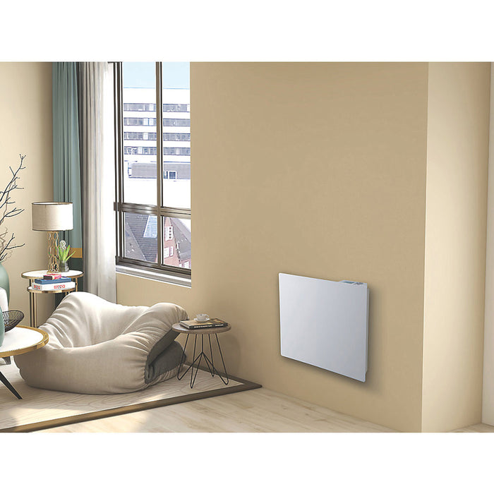 Blyss Panel Heater Radiator Electric White Wall Mounted 1000W (H)44x(W)54cm - Image 3