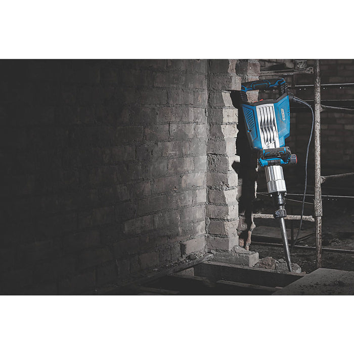 Erbauer Hex Shank Concrete Breaker Electric EBR1750 1750W 15.4kg 220-240V - Image 4