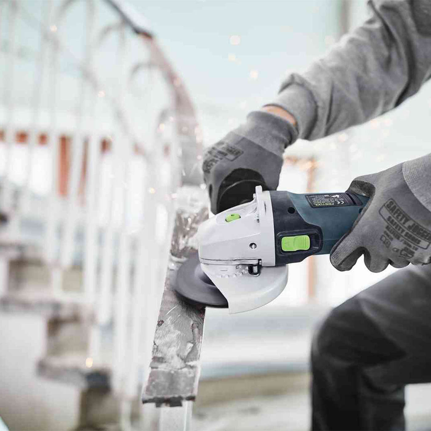 Festool Circular Saw Percussion Drill Angle Grinder Set Cordless 18V 2x5.0Ah - Image 3