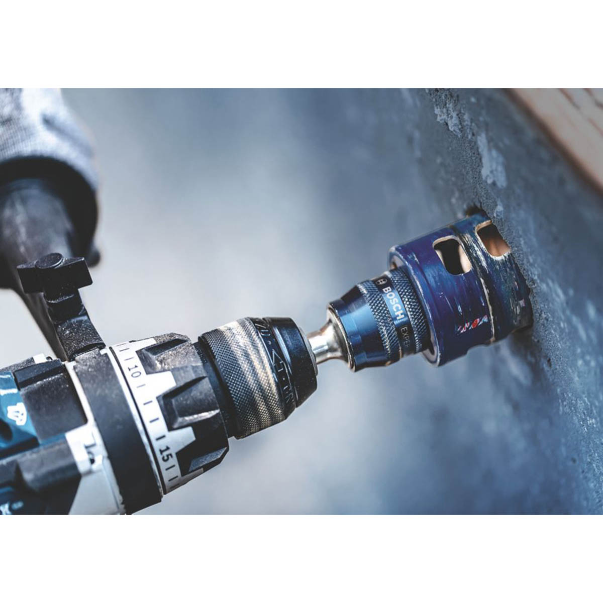 Bosch Expert Holesaw Drill Bit Multi-Material Carbide Technology Durable 121mm - Image 2