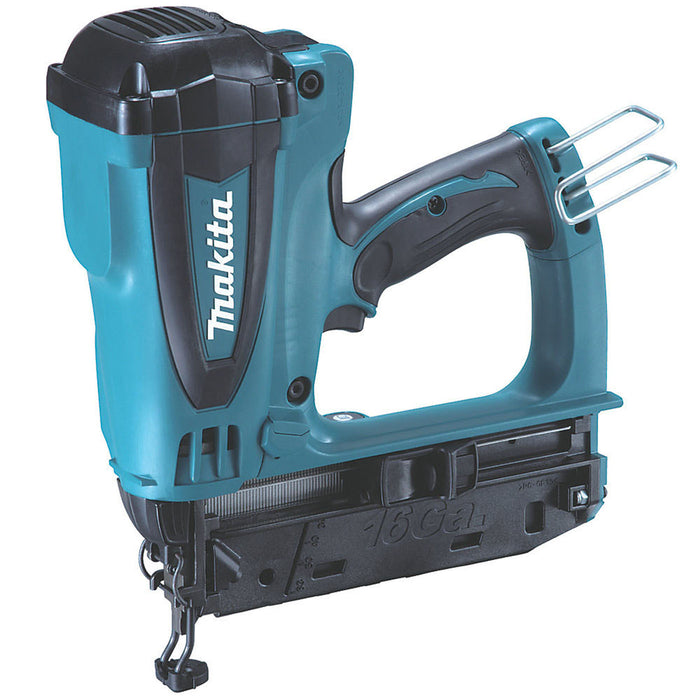 Makita Nail Gun Gas Cordless 2x1.0Ah 7.2V Li-Ion GF600SE Second Fix Straight - Image 1