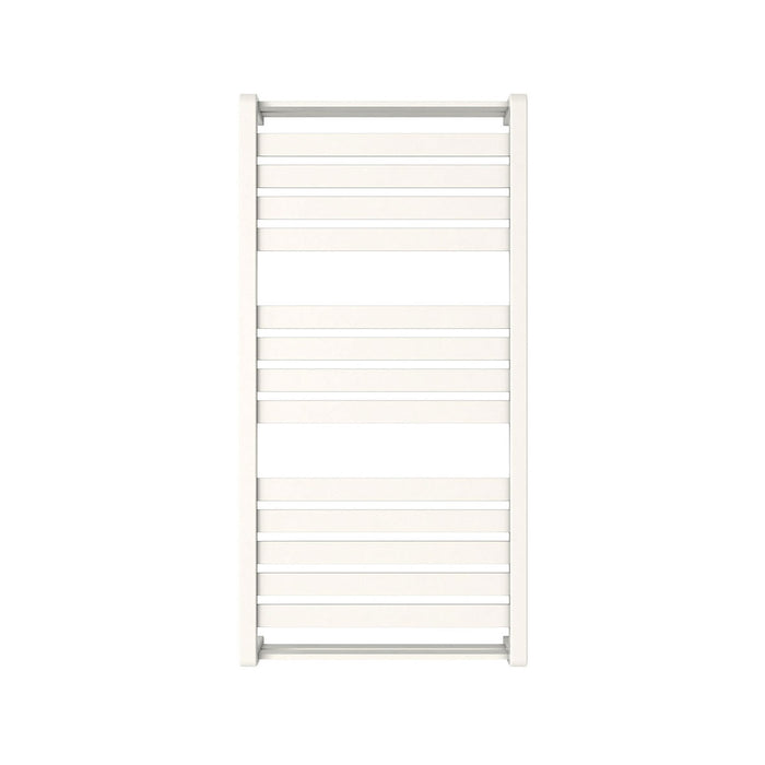 Towel Rail Radiator Matt White Flat Bathroom Ladder Warmer 546W (H)1000x(W)500mm - Image 2