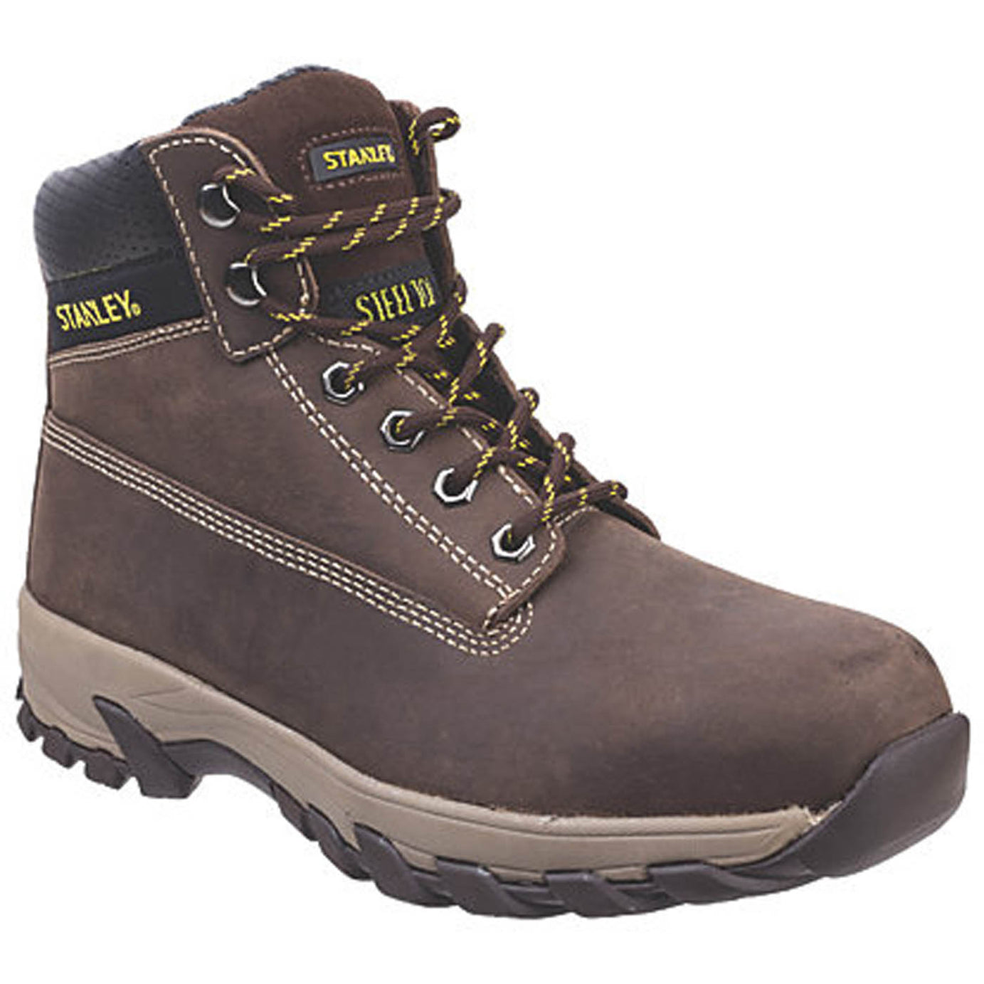 Stanley Tradesman   Safety Boots Brown Size 9 - Image 1
