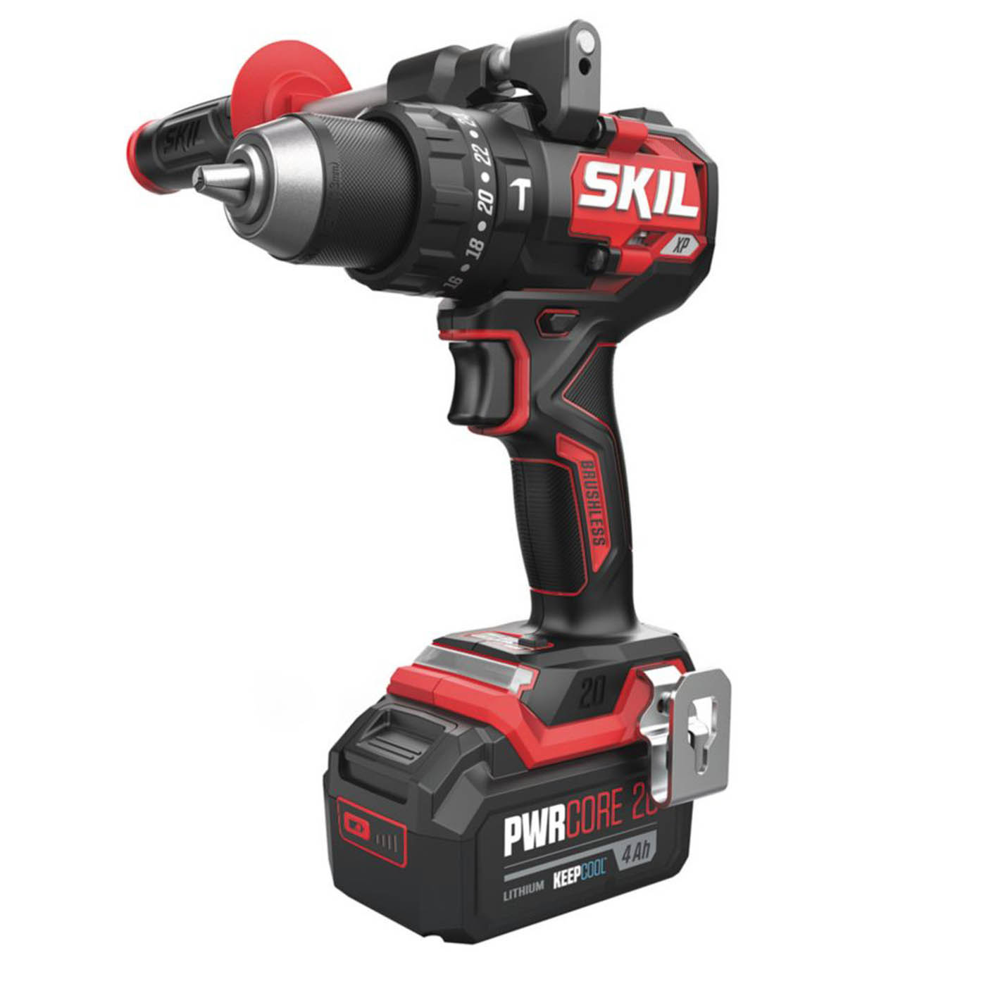 Skil Hammer Drill CD1U3085HB Cordless LED Light 20V 2 x 4.0Ah Li-Ion PWRCORE 20 - Image 2