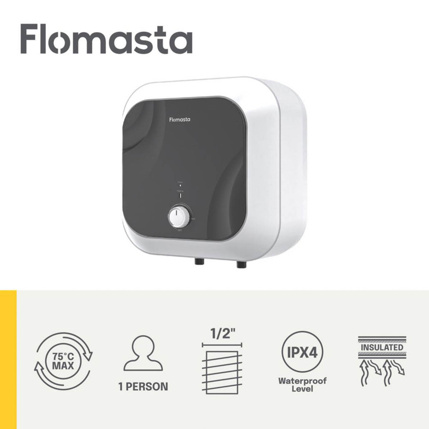 Flomasta  Oversink Electric Water Heater 3kW 15Ltr - Image 4