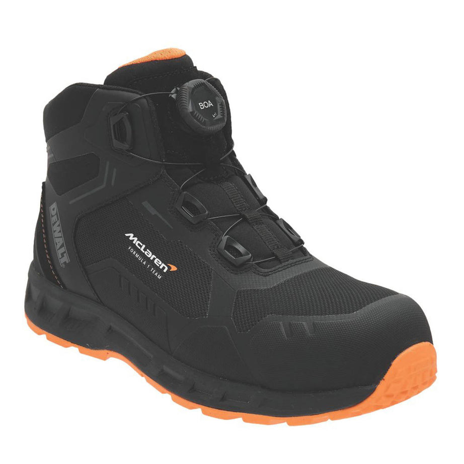 DeWalt Safety Boots Mens Standard Fit Black Lightweight Composite Toe Size 8 - Image 1