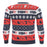 Site Screwfix Christmas Jumper Multi Coloured Shape Retaining Small 38.5" Chest - Image 2