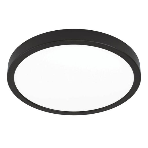 LED Ceiling Light Black Round Warm White Minimalist Modern Surface IP44 2400lm - Image 1