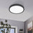 LED Ceiling Light Black Round Warm White Minimalist Modern Surface IP44 2400lm - Image 3