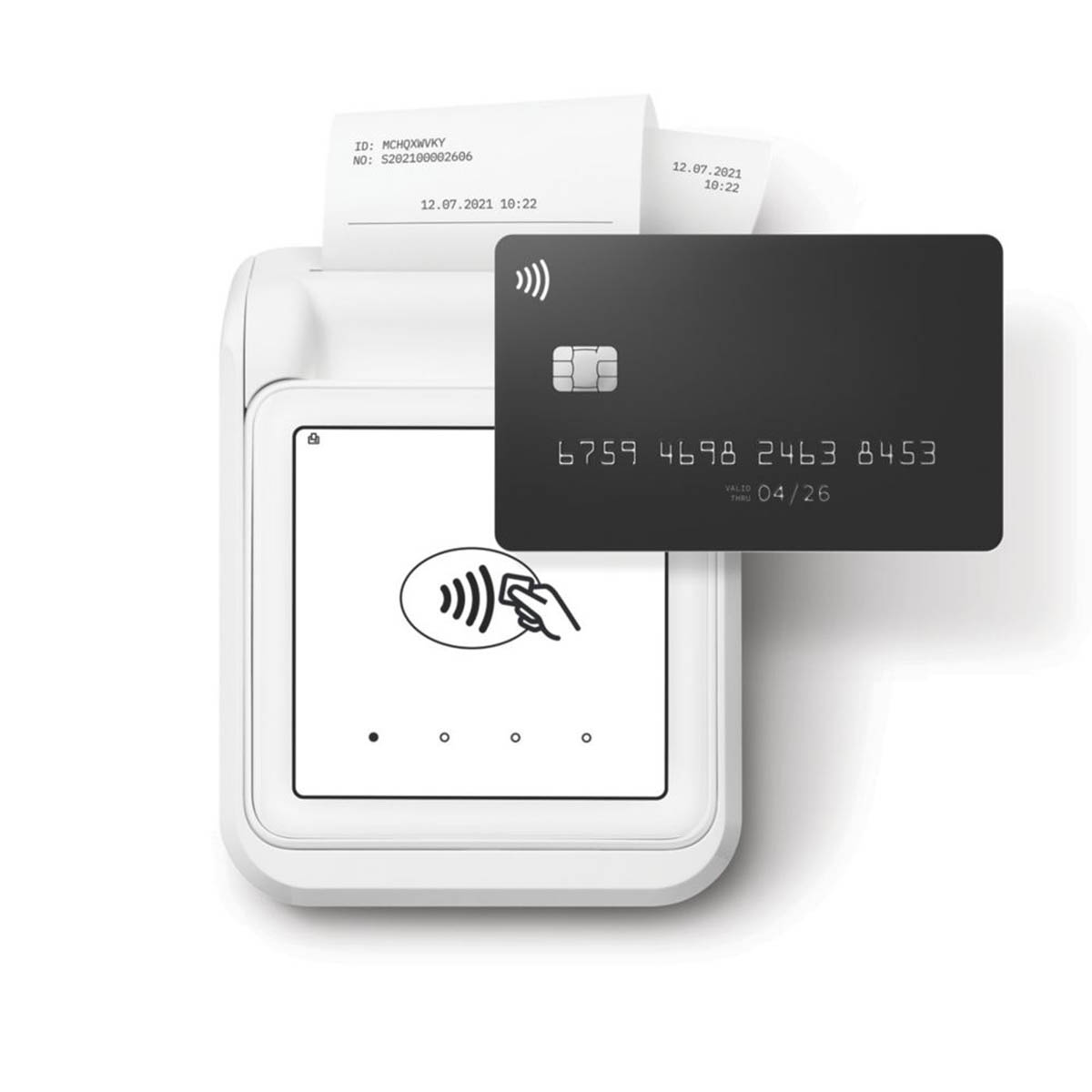 Sum Up Smart Card Terminal Solo+Printer White Compact Touchscreen Display - Image 4