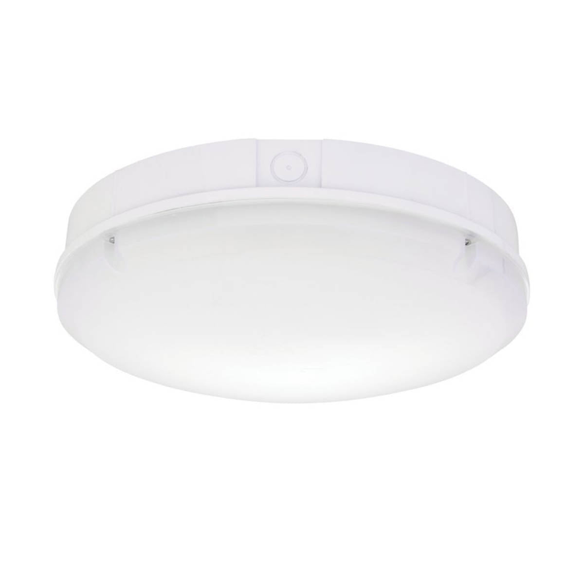 Saxby Outdoor Bulkhead LED Variable White Round Microwave Sensor Gloss White - Image 3