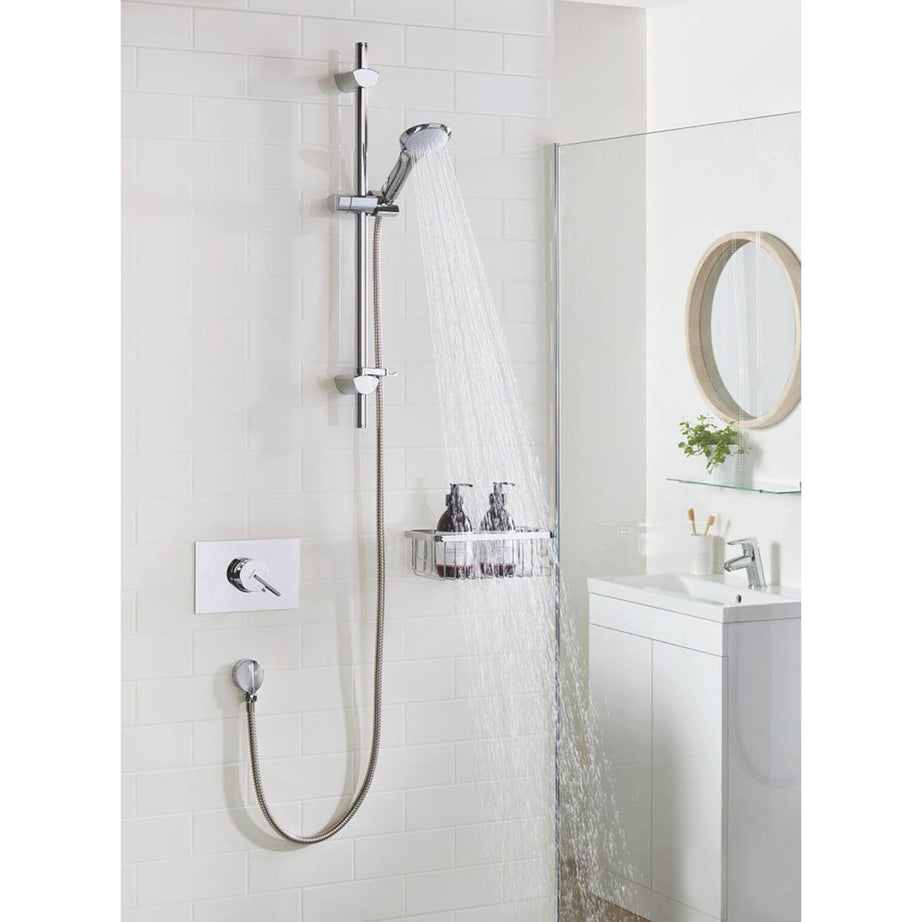 Bristan Mixer Shower Kit Thermostatic Single-Spray Pattern Chrome Concealed - Image 5