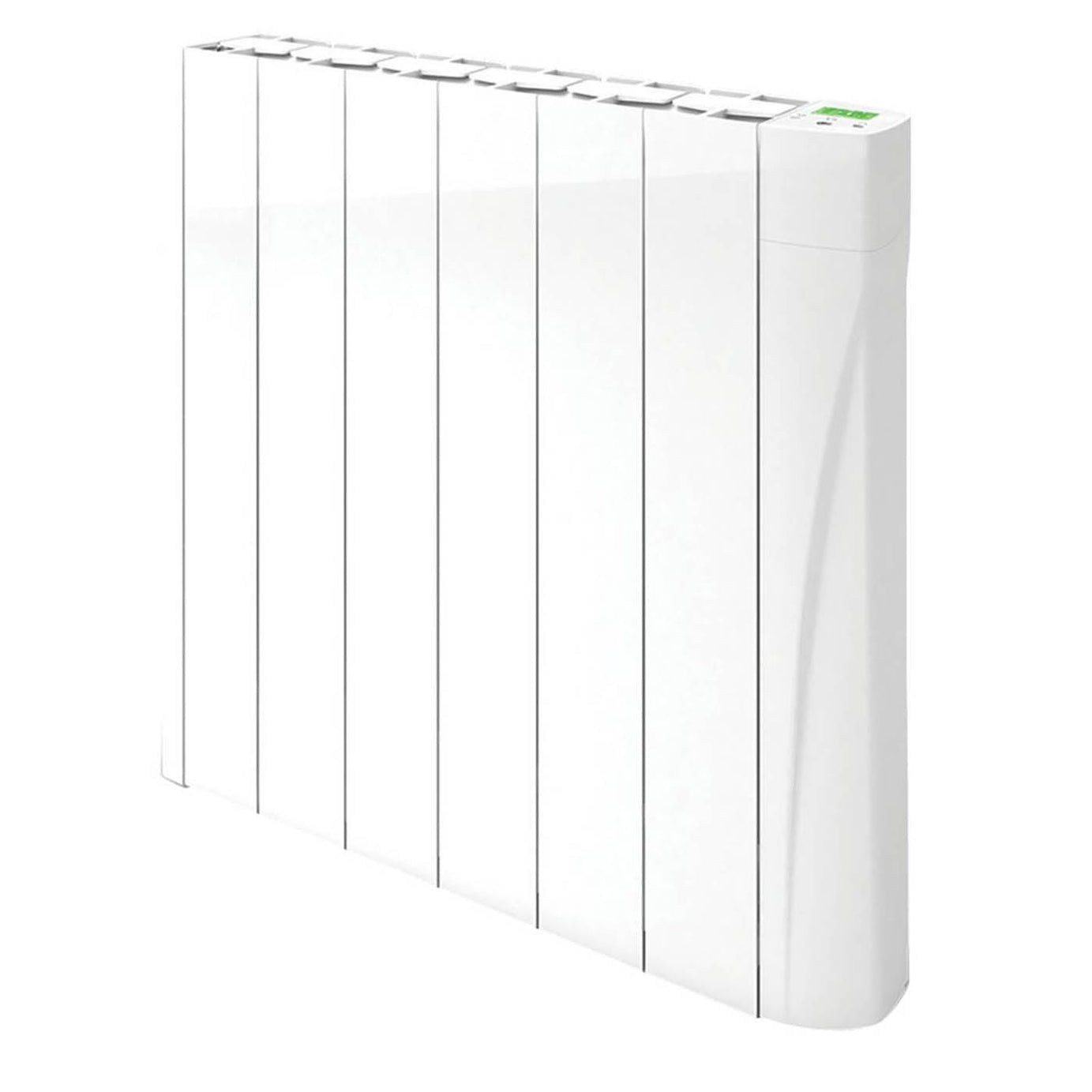 Oil-Filled Electric Radiator Wall-Mounted Smart Wi-Fi Digital White Timer 750W - Image 1