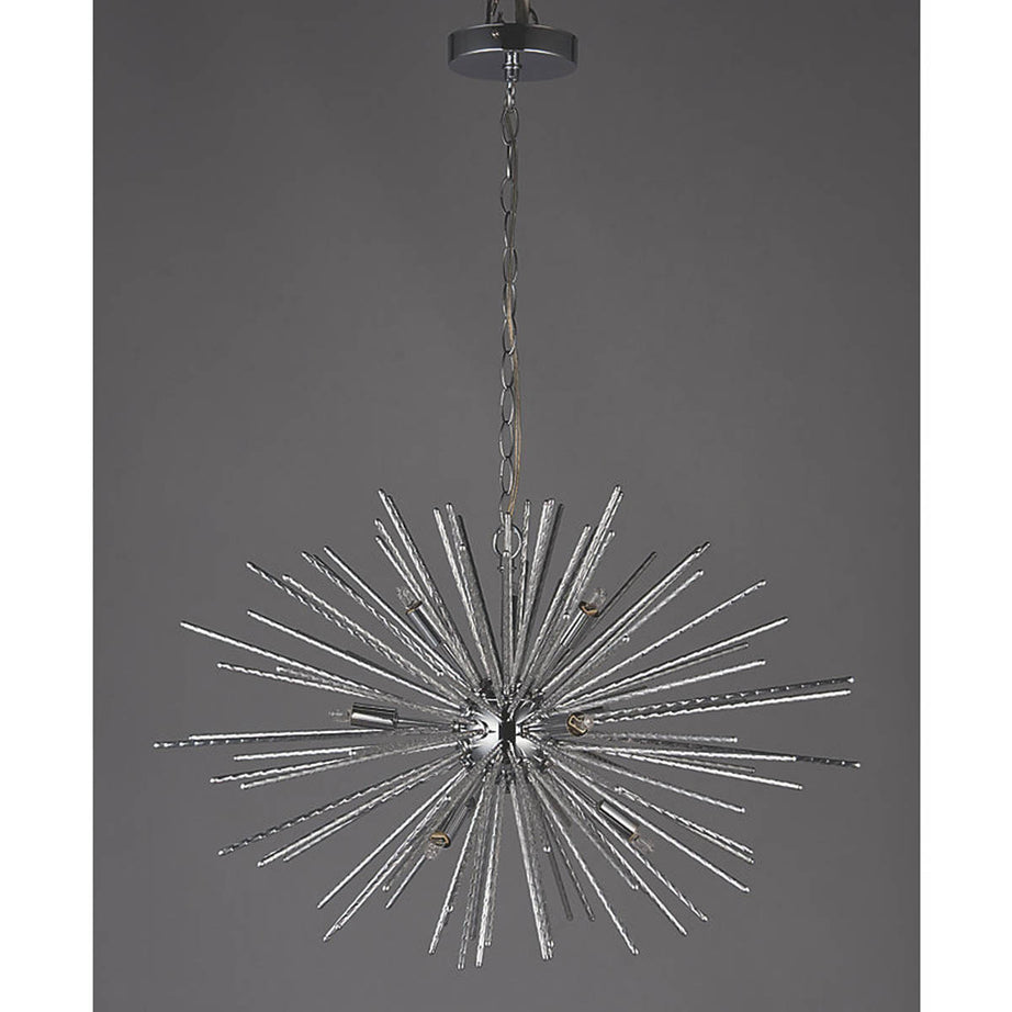 Quay Design LED Ceiling Light Warm White Layla Chrome Adjustable Drop Modern - Image 3