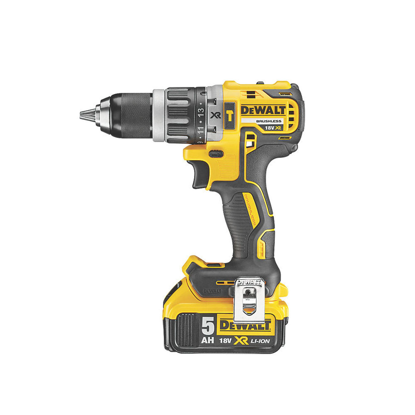 DeWalt Combi Drill DCD796N 18V Cordless Brushless Compact 2 Gears XR Body Only - Image 2