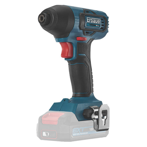 Erbauer Impact Driver Cordless EBID18LI Brushed Li-Ion EXT 18 V Body Only - Image 1