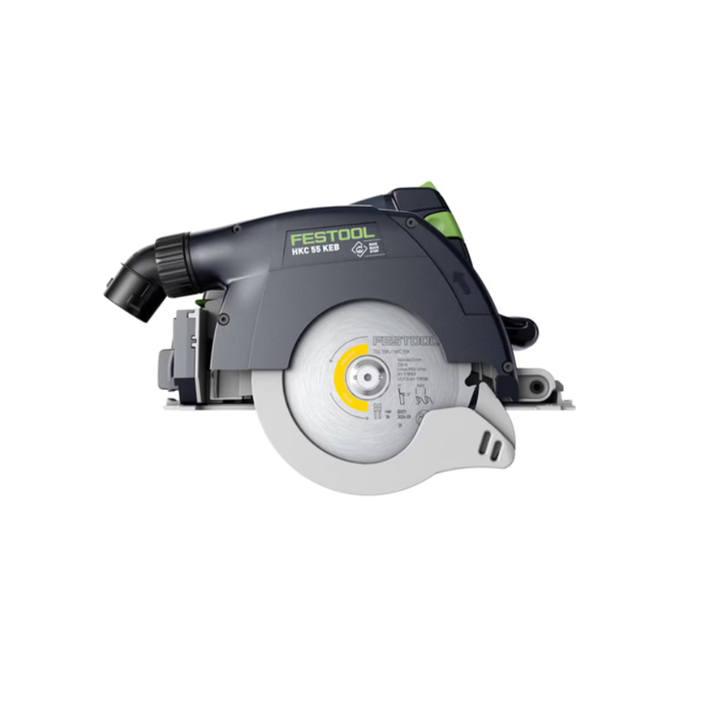 Festool Cordless Circular Saw HKC 55 KEB-Basic Brushless EC-TEC Motor Body Only - Image 3