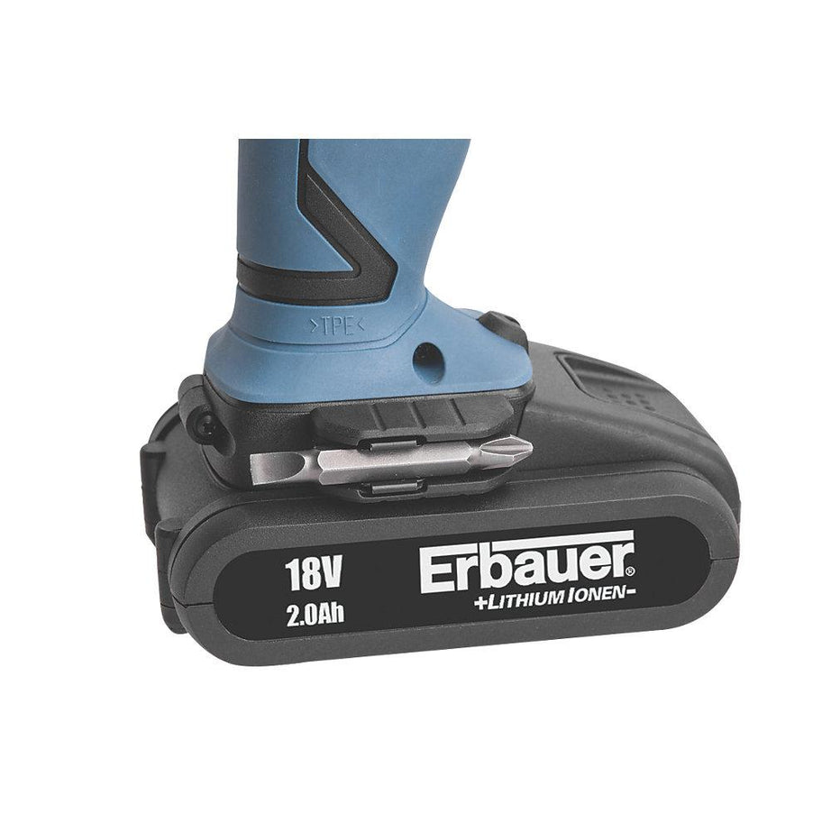 Erbauer ERI691COM 18V 2.0Ah Li-Ion Brushless Cordless Combi Drill - Image 3